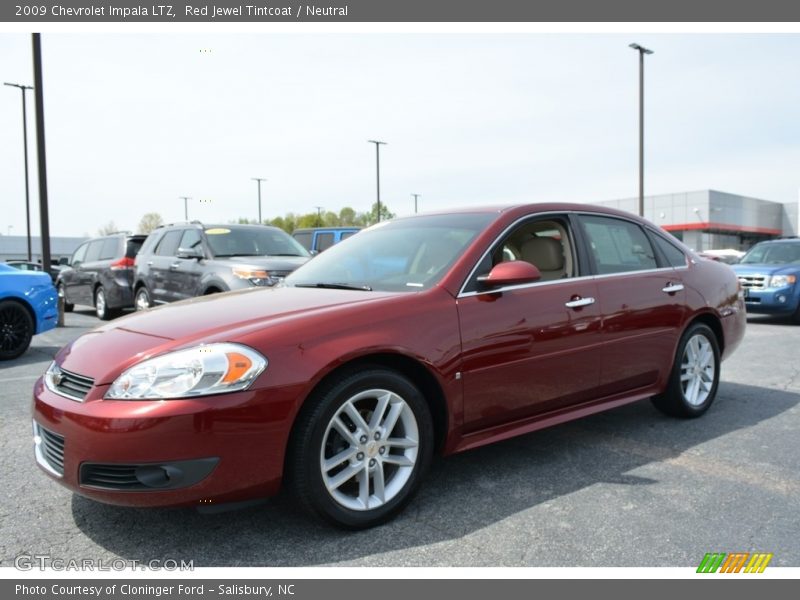 Red Jewel Tintcoat / Neutral 2009 Chevrolet Impala LTZ