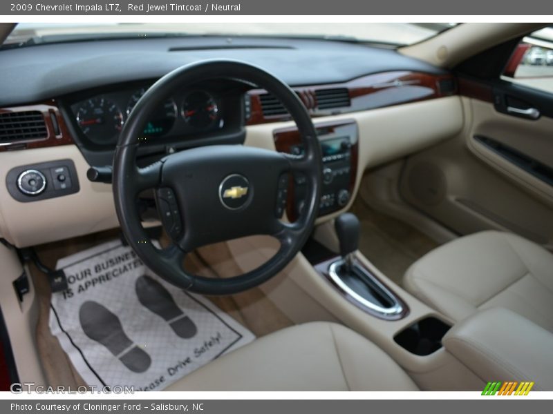 Red Jewel Tintcoat / Neutral 2009 Chevrolet Impala LTZ