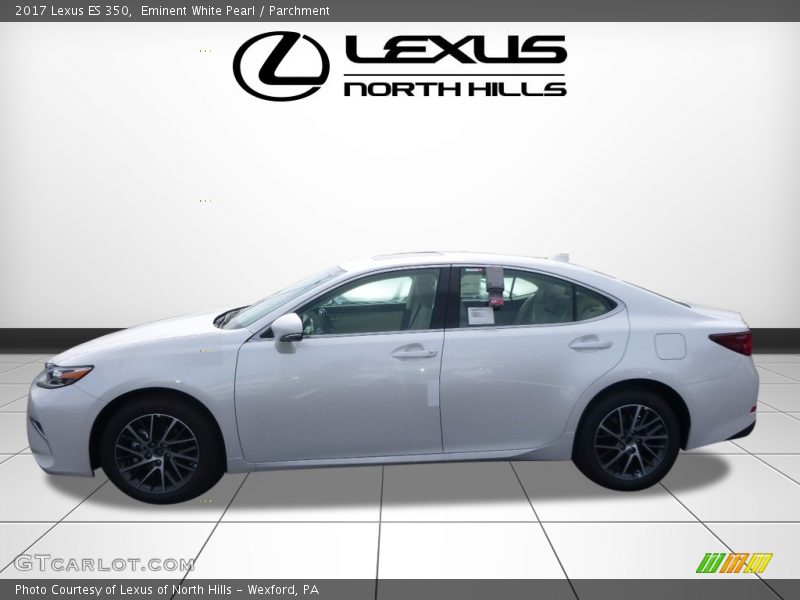 Eminent White Pearl / Parchment 2017 Lexus ES 350