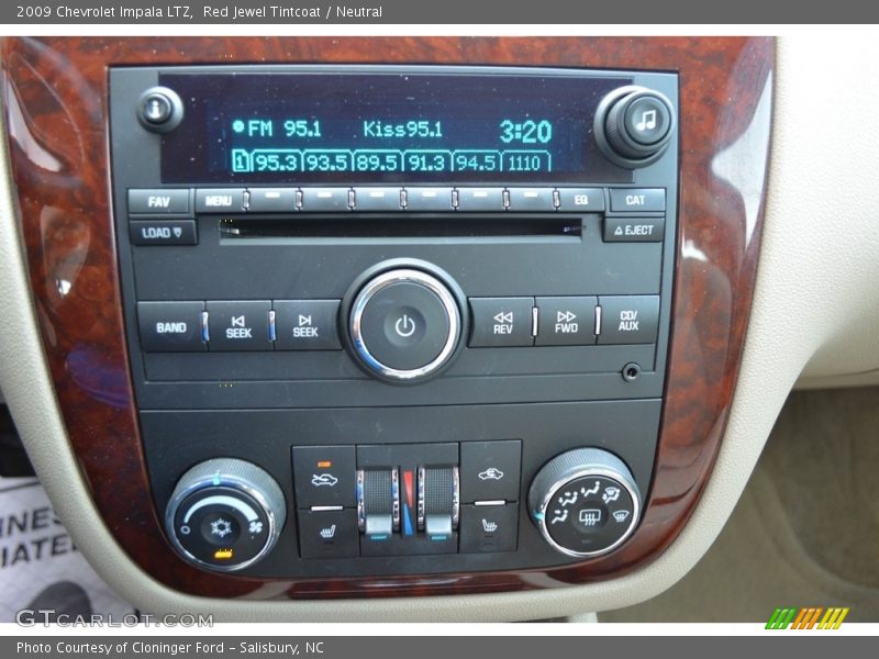 Red Jewel Tintcoat / Neutral 2009 Chevrolet Impala LTZ