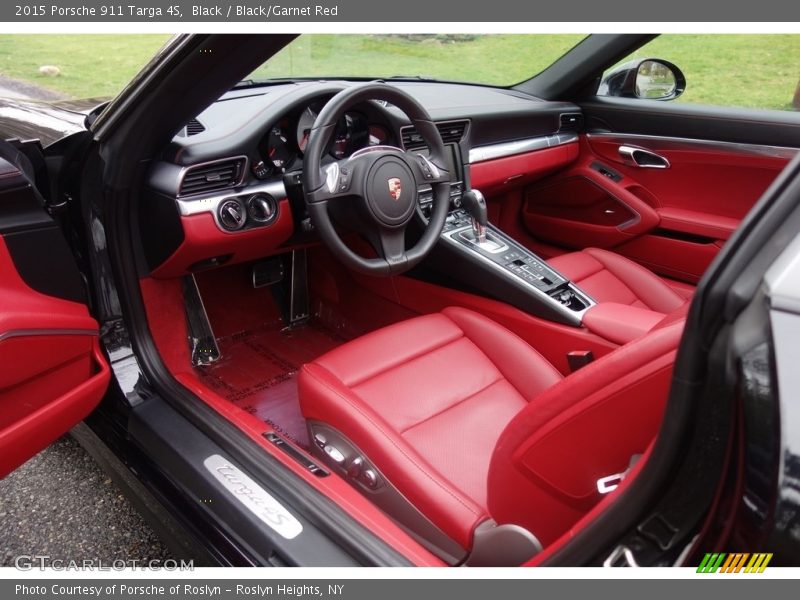  2015 911 Targa 4S Black/Garnet Red Interior