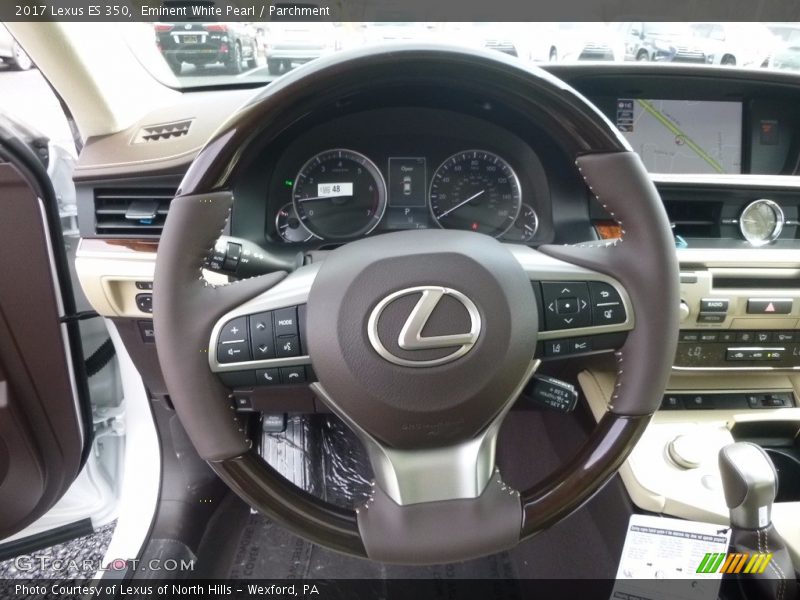Eminent White Pearl / Parchment 2017 Lexus ES 350