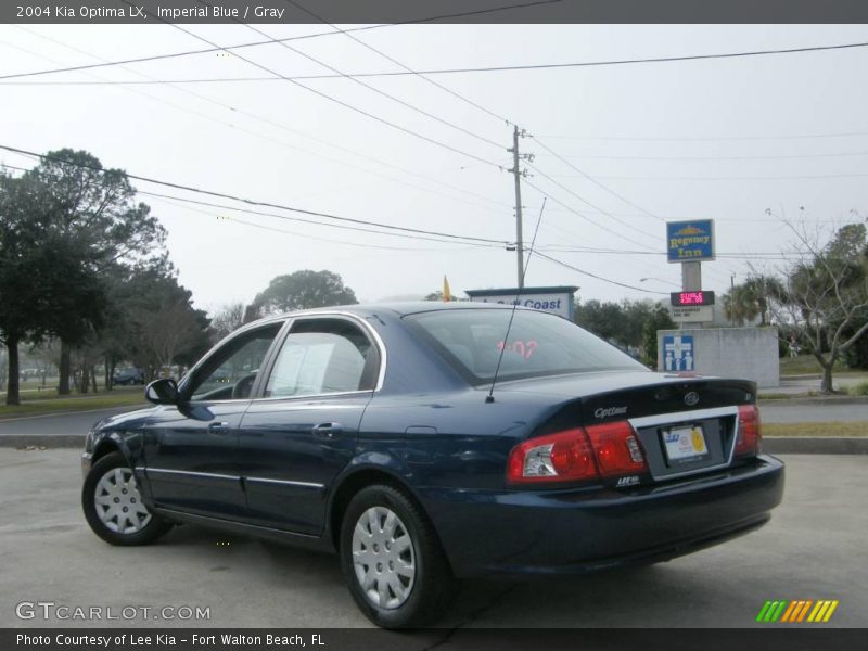 Imperial Blue / Gray 2004 Kia Optima LX