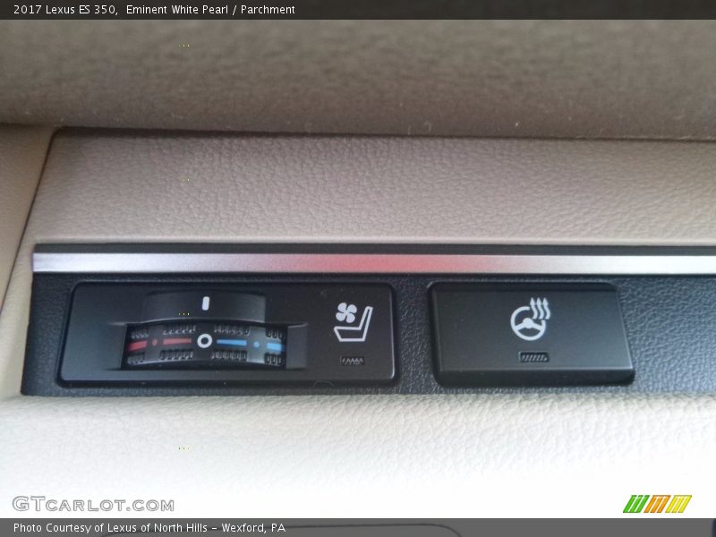Eminent White Pearl / Parchment 2017 Lexus ES 350