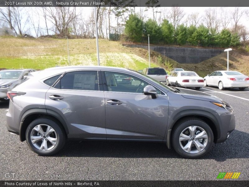 Nebula Gray Pearl / Flaxen 2017 Lexus NX 200t AWD