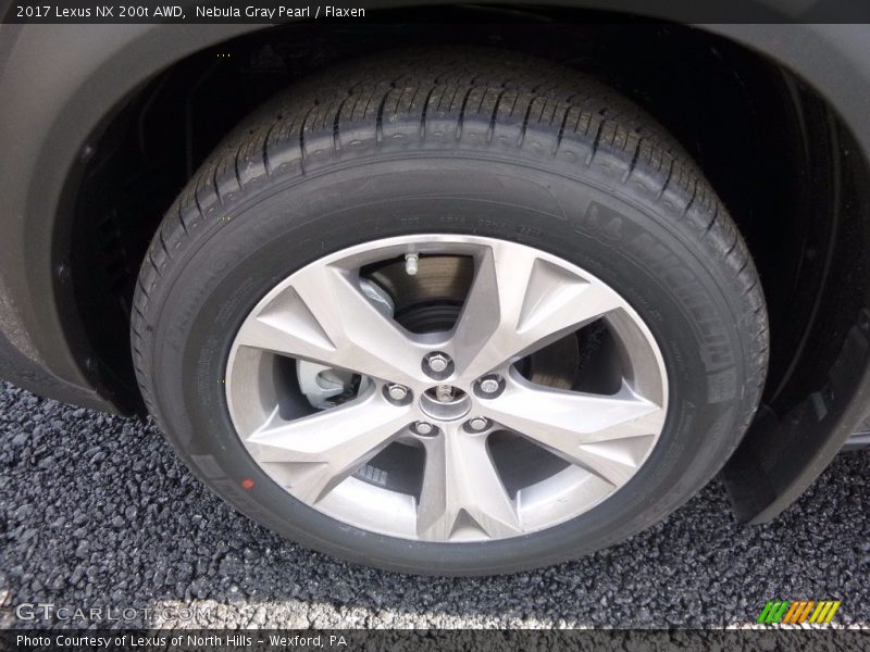 Nebula Gray Pearl / Flaxen 2017 Lexus NX 200t AWD