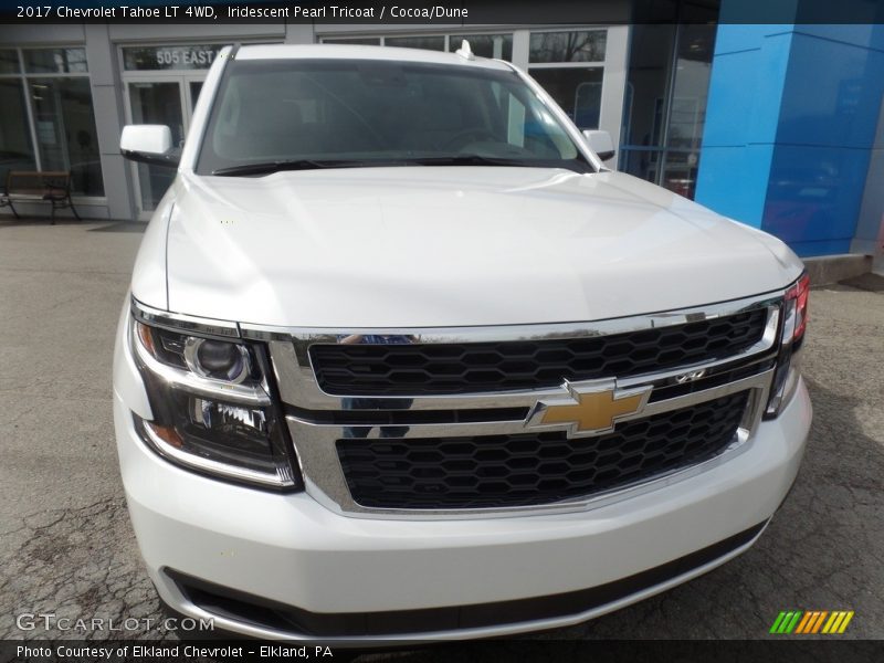Iridescent Pearl Tricoat / Cocoa/Dune 2017 Chevrolet Tahoe LT 4WD