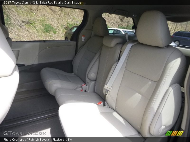 Salsa Red Pearl / Dark Bisque 2017 Toyota Sienna XLE