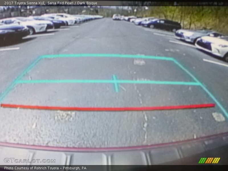 Salsa Red Pearl / Dark Bisque 2017 Toyota Sienna XLE