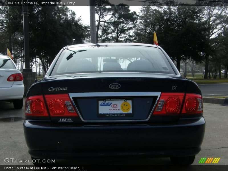 Imperial Blue / Gray 2004 Kia Optima LX