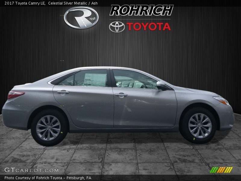 Celestial Silver Metallic / Ash 2017 Toyota Camry LE