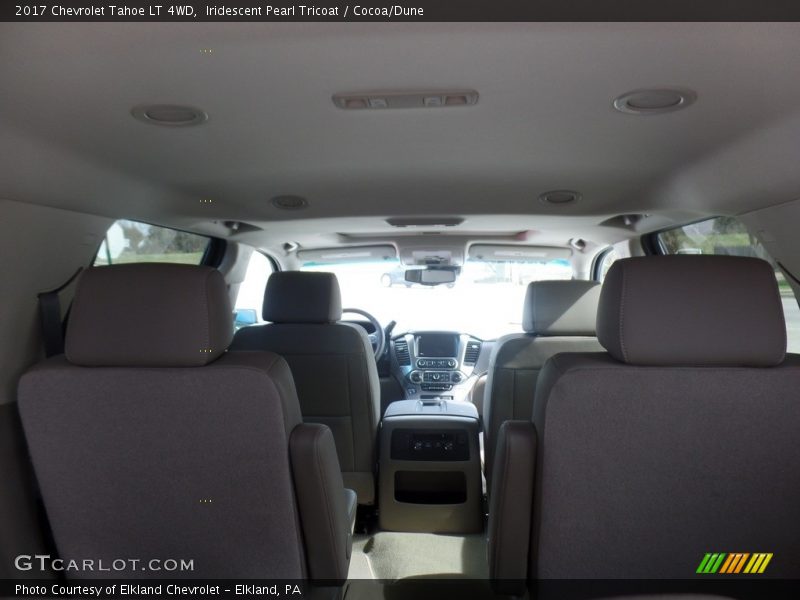 Iridescent Pearl Tricoat / Cocoa/Dune 2017 Chevrolet Tahoe LT 4WD