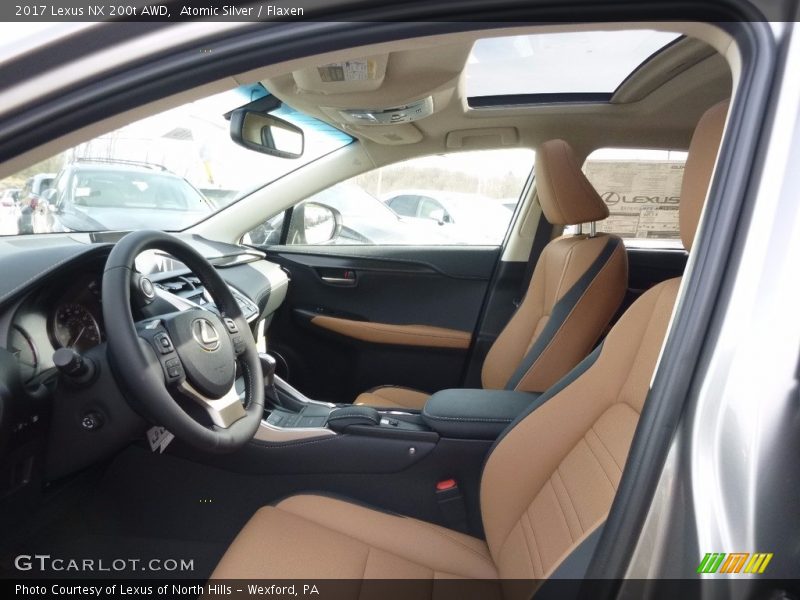 Atomic Silver / Flaxen 2017 Lexus NX 200t AWD