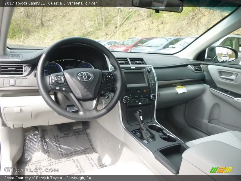 Celestial Silver Metallic / Ash 2017 Toyota Camry LE