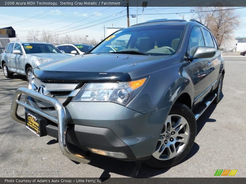 Sterling Gray Metallic / Parchment 2008 Acura MDX Technology