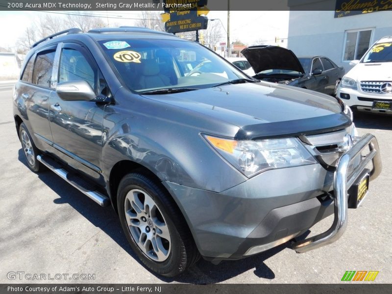 Sterling Gray Metallic / Parchment 2008 Acura MDX Technology