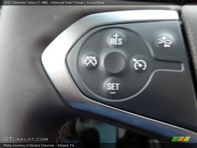 Iridescent Pearl Tricoat / Cocoa/Dune 2017 Chevrolet Tahoe LT 4WD