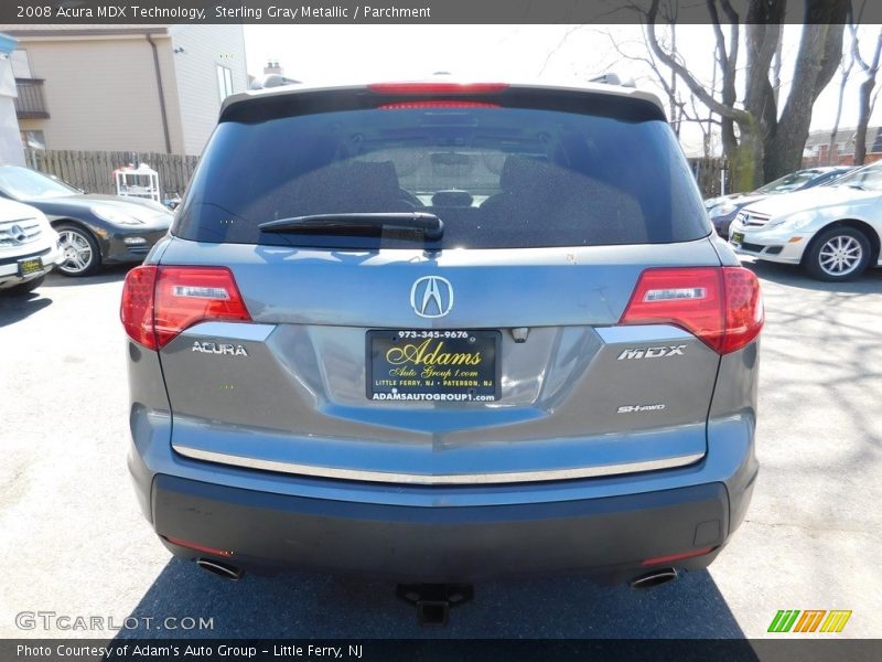 Sterling Gray Metallic / Parchment 2008 Acura MDX Technology