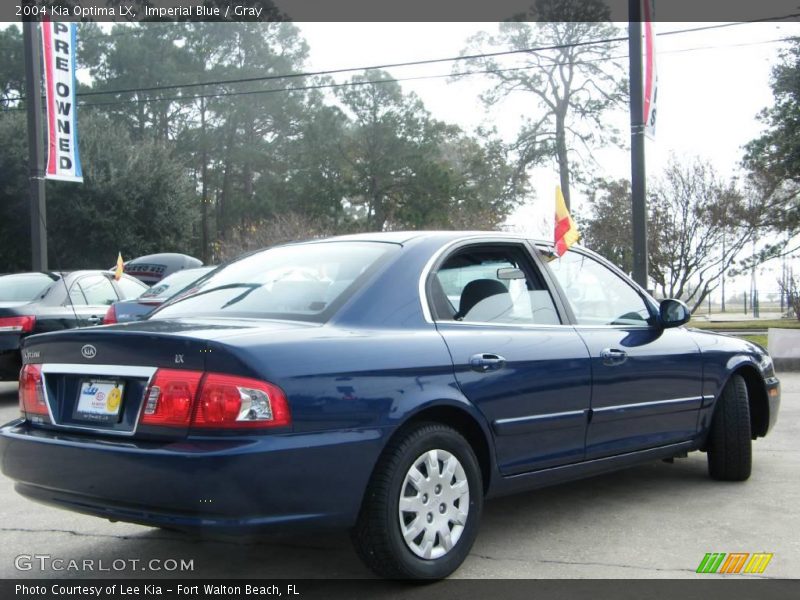 Imperial Blue / Gray 2004 Kia Optima LX