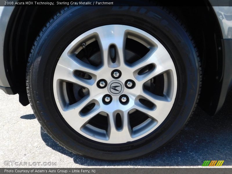 Sterling Gray Metallic / Parchment 2008 Acura MDX Technology