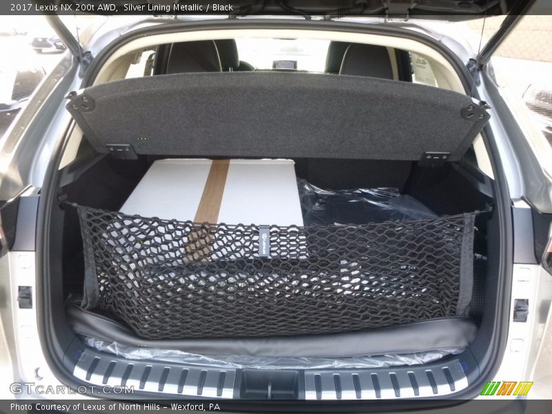 Silver Lining Metallic / Black 2017 Lexus NX 200t AWD