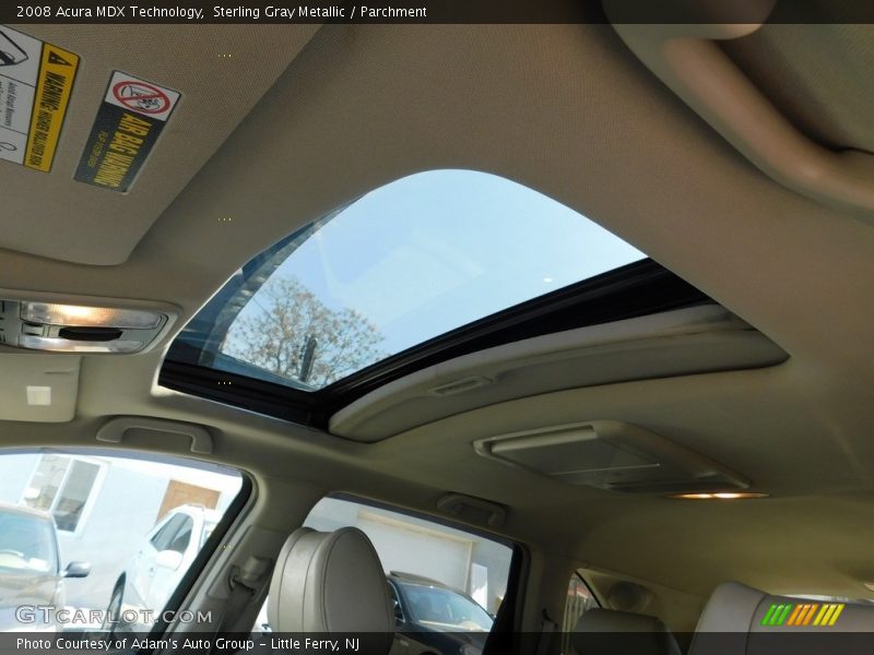 Sterling Gray Metallic / Parchment 2008 Acura MDX Technology
