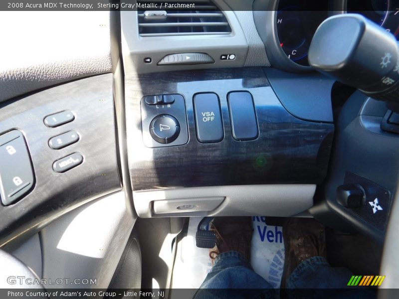 Sterling Gray Metallic / Parchment 2008 Acura MDX Technology