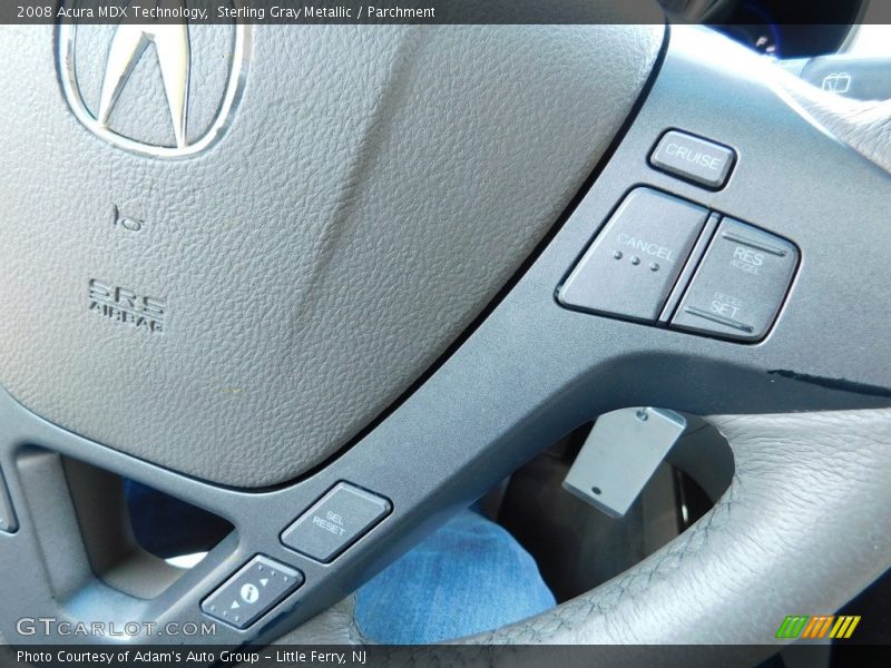 Sterling Gray Metallic / Parchment 2008 Acura MDX Technology