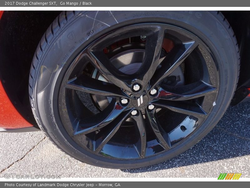 Go Mango / Black 2017 Dodge Challenger SXT