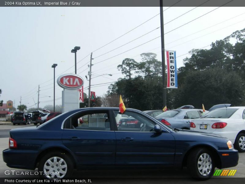 Imperial Blue / Gray 2004 Kia Optima LX