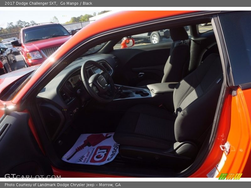 Go Mango / Black 2017 Dodge Challenger SXT