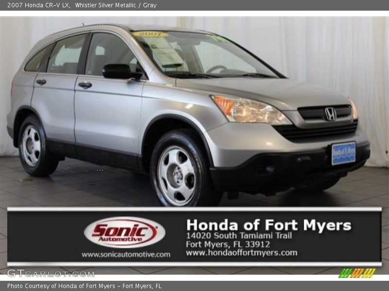 Whistler Silver Metallic / Gray 2007 Honda CR-V LX