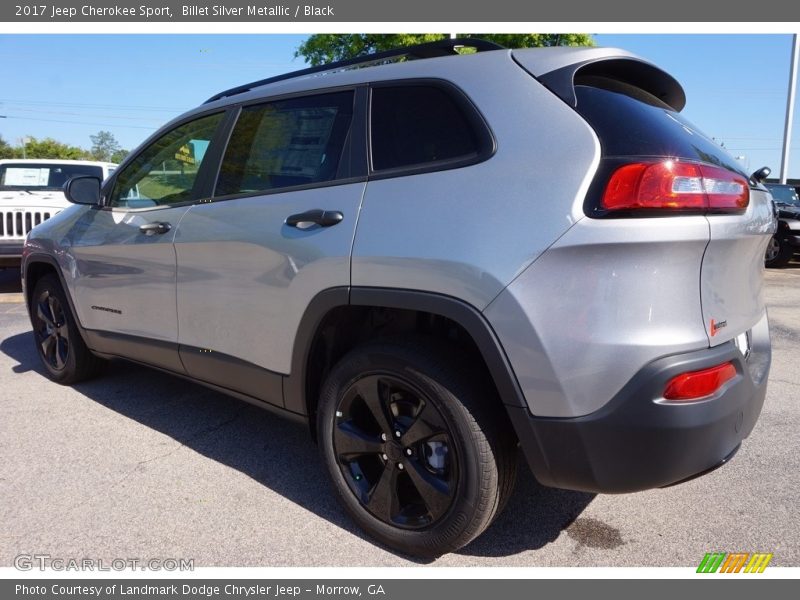 Billet Silver Metallic / Black 2017 Jeep Cherokee Sport