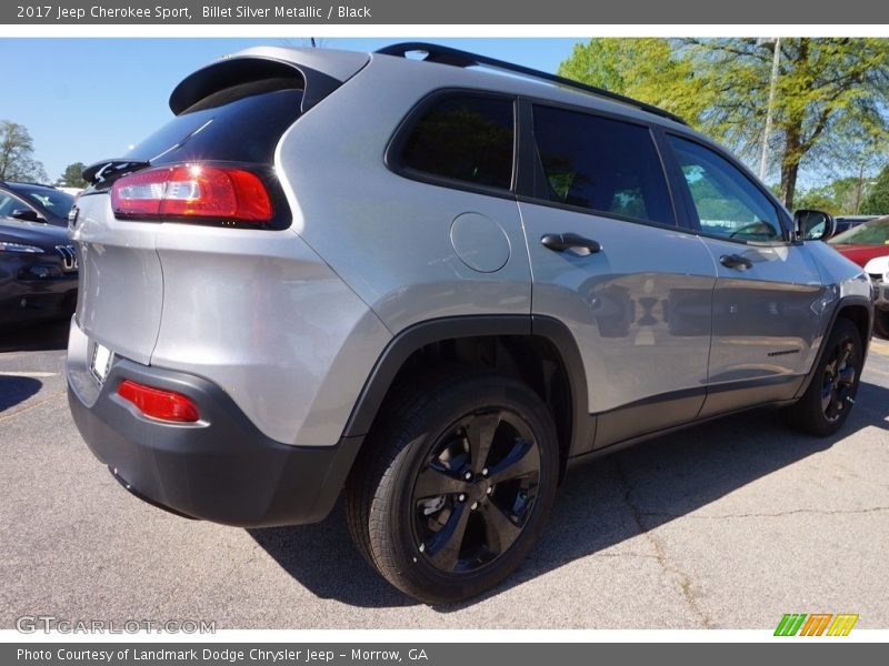 Billet Silver Metallic / Black 2017 Jeep Cherokee Sport