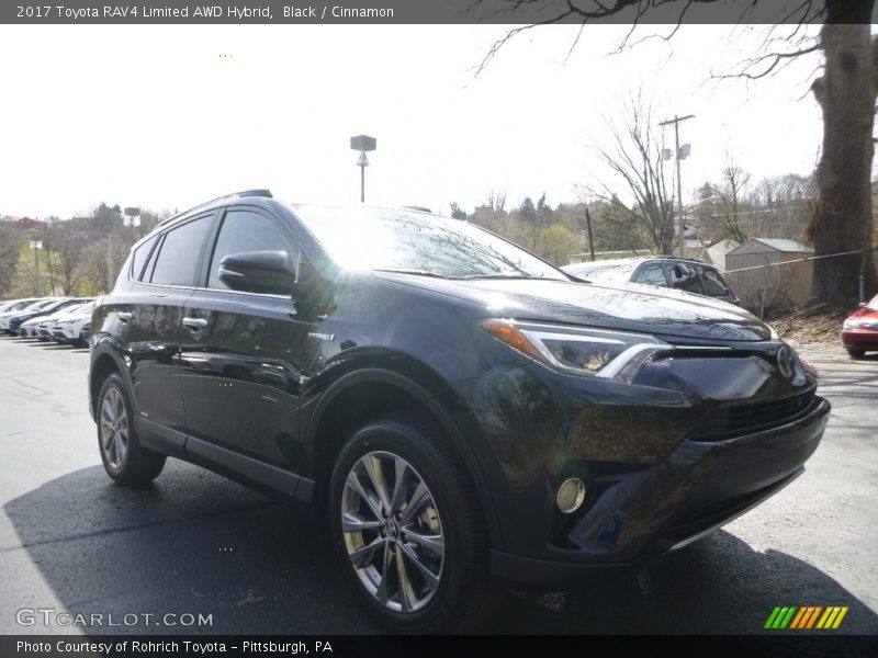 Black / Cinnamon 2017 Toyota RAV4 Limited AWD Hybrid