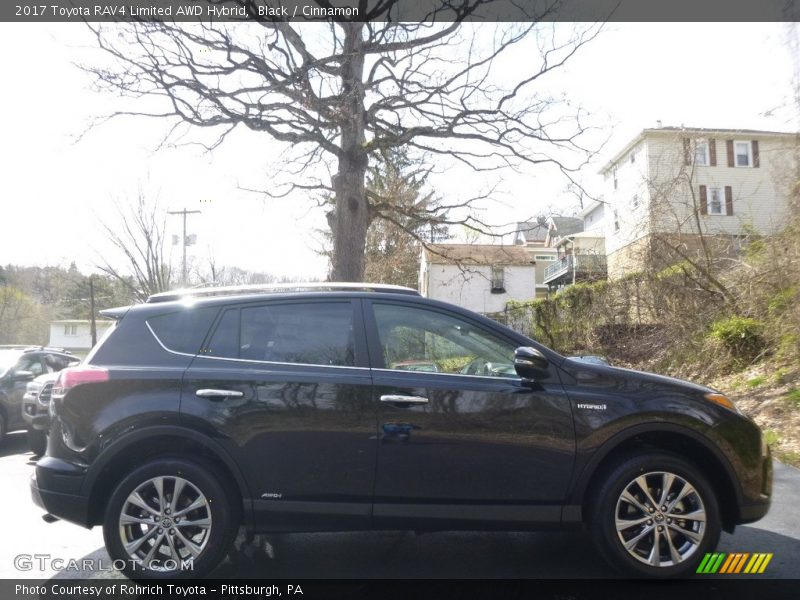 Black / Cinnamon 2017 Toyota RAV4 Limited AWD Hybrid