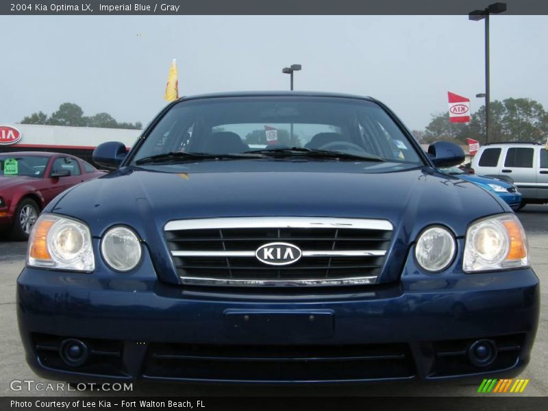 Imperial Blue / Gray 2004 Kia Optima LX