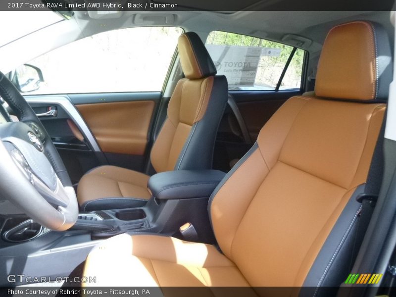 Front Seat of 2017 RAV4 Limited AWD Hybrid
