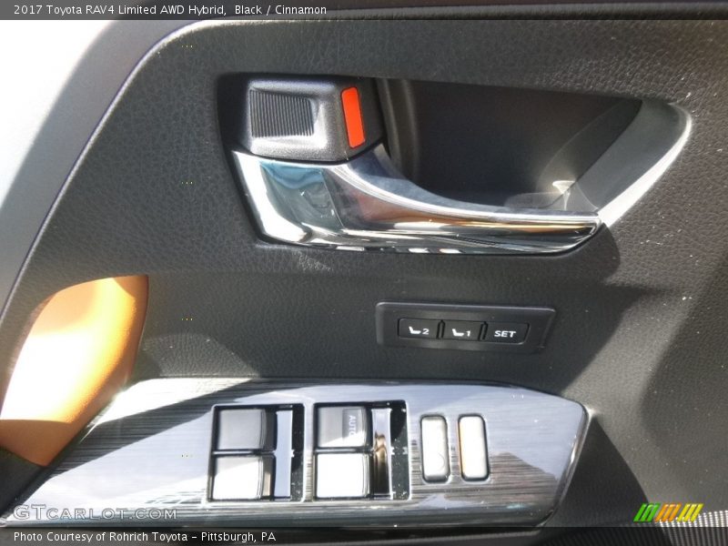 Black / Cinnamon 2017 Toyota RAV4 Limited AWD Hybrid