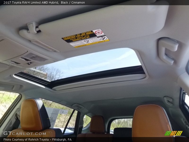 Black / Cinnamon 2017 Toyota RAV4 Limited AWD Hybrid