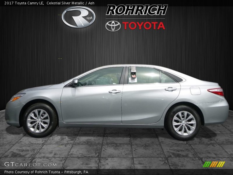 Celestial Silver Metallic / Ash 2017 Toyota Camry LE