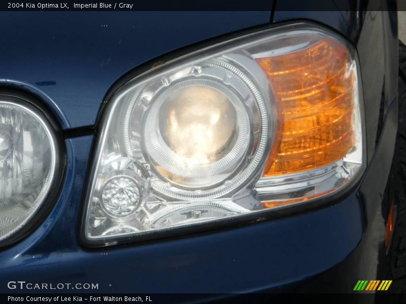 Imperial Blue / Gray 2004 Kia Optima LX