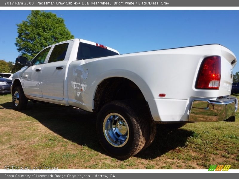 Bright White / Black/Diesel Gray 2017 Ram 3500 Tradesman Crew Cab 4x4 Dual Rear Wheel