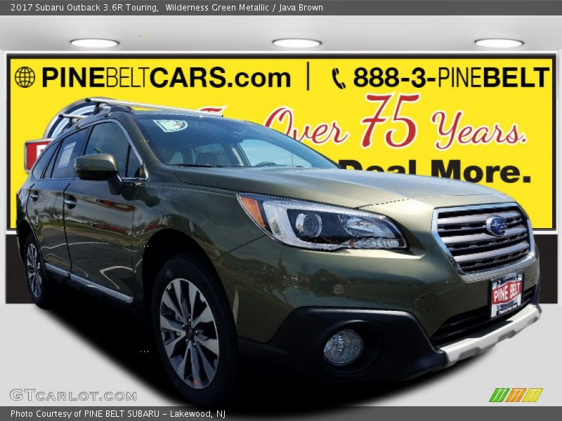 Wilderness Green Metallic / Java Brown 2017 Subaru Outback 3.6R Touring