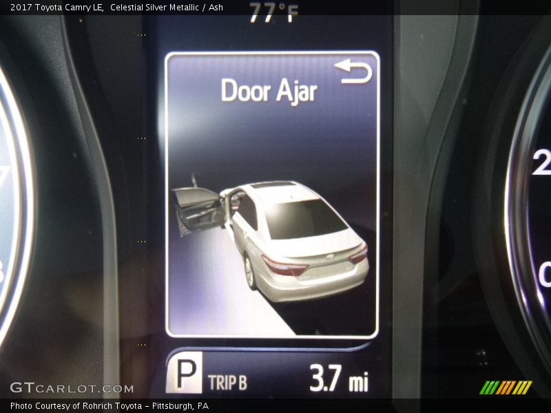 Celestial Silver Metallic / Ash 2017 Toyota Camry LE