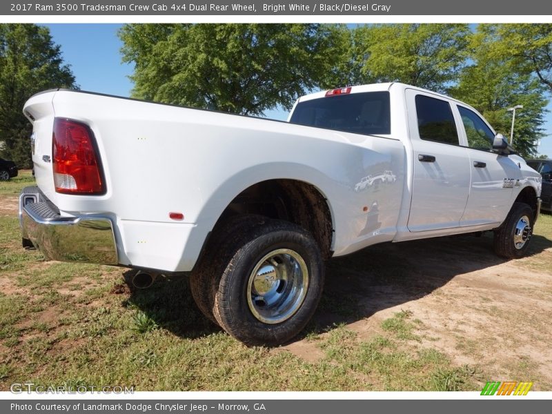 Bright White / Black/Diesel Gray 2017 Ram 3500 Tradesman Crew Cab 4x4 Dual Rear Wheel