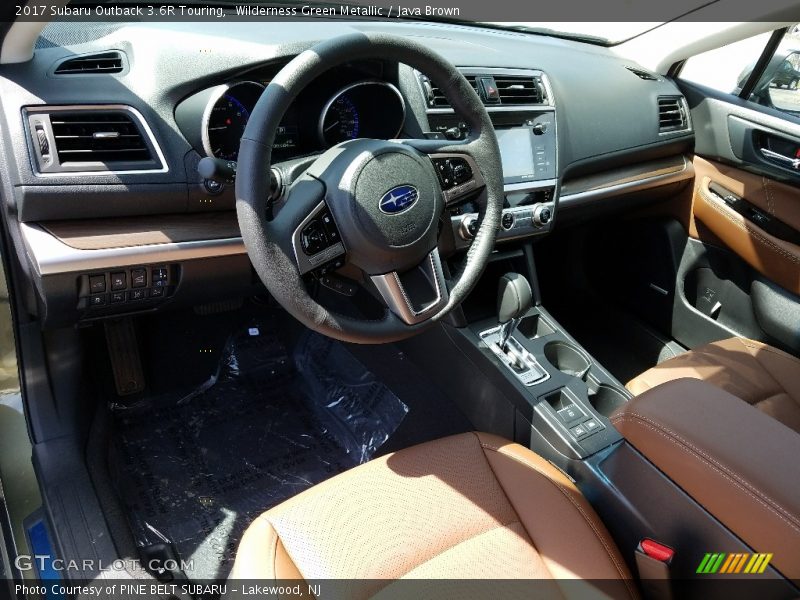 Front Seat of 2017 Outback 3.6R Touring
