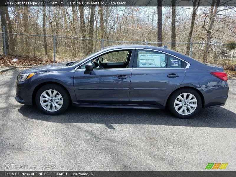 Carbide Gray Metallic / Slate Black 2017 Subaru Legacy 2.5i Premium