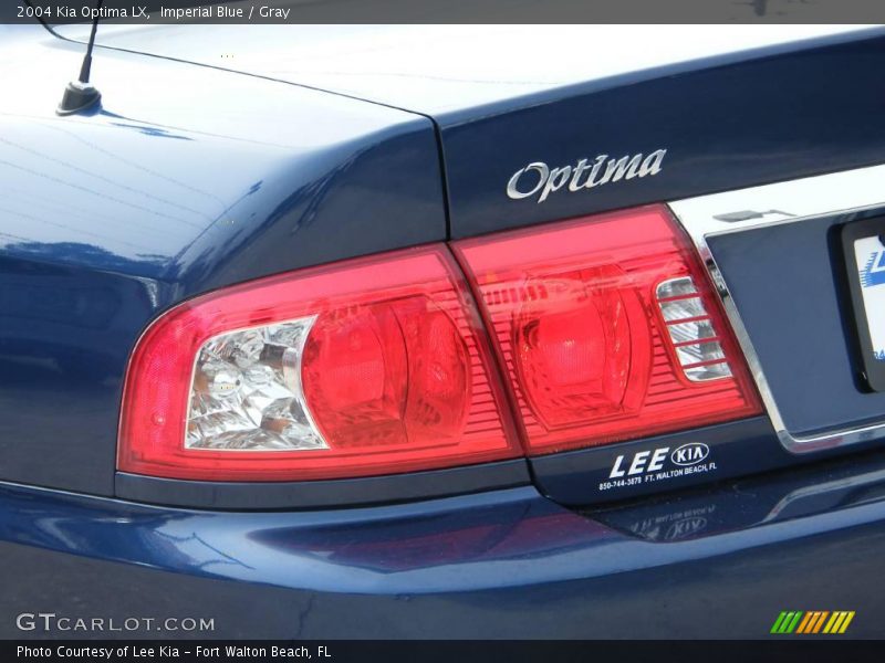 Imperial Blue / Gray 2004 Kia Optima LX