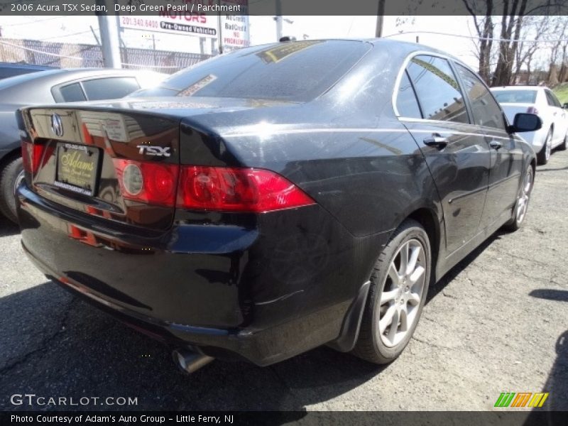 Deep Green Pearl / Parchment 2006 Acura TSX Sedan